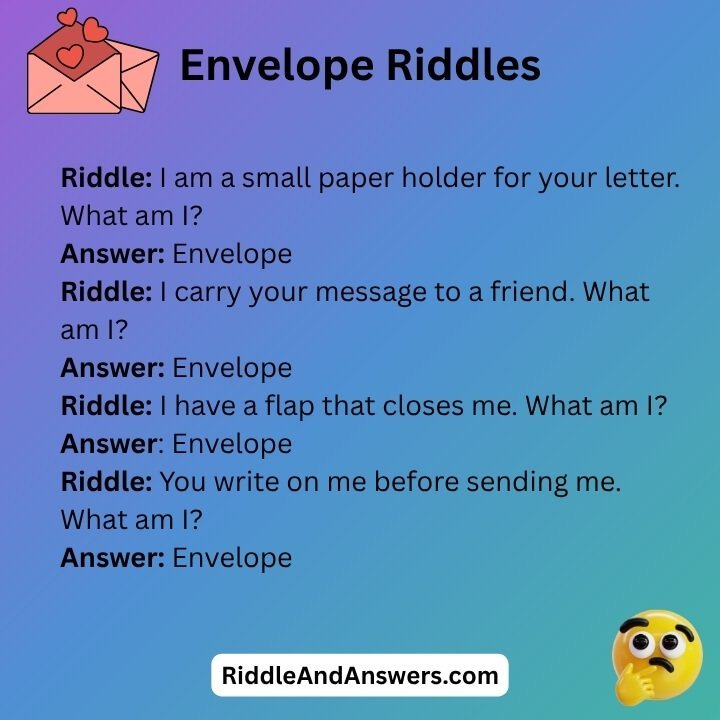Envelope Riddles