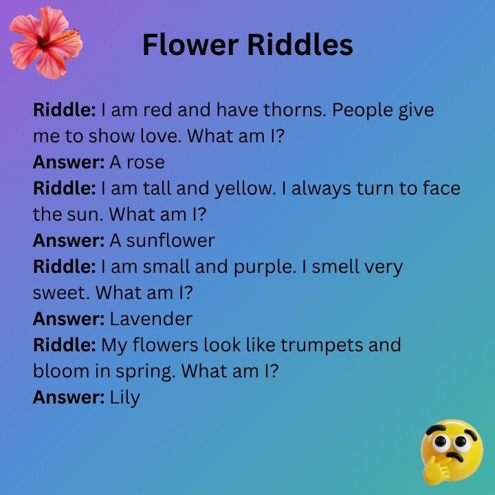 Flower Riddles