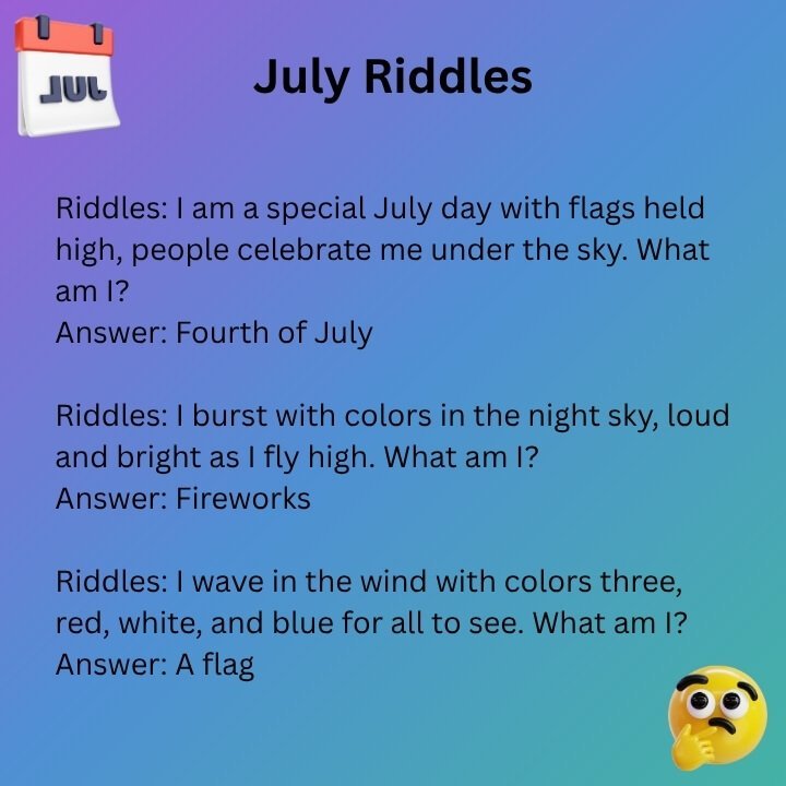 4th Of July Riddles
