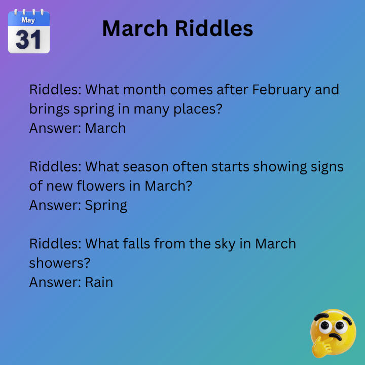 March Riddles