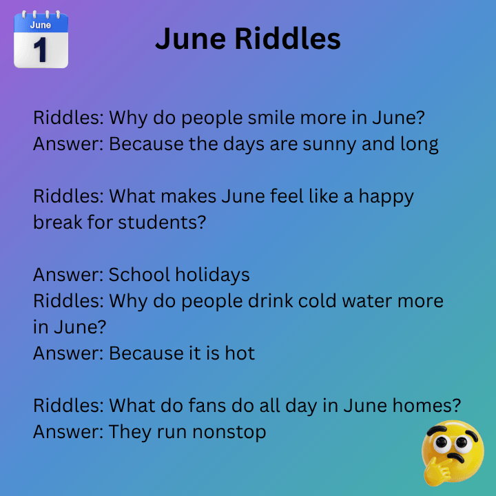 June Jokes Riddles