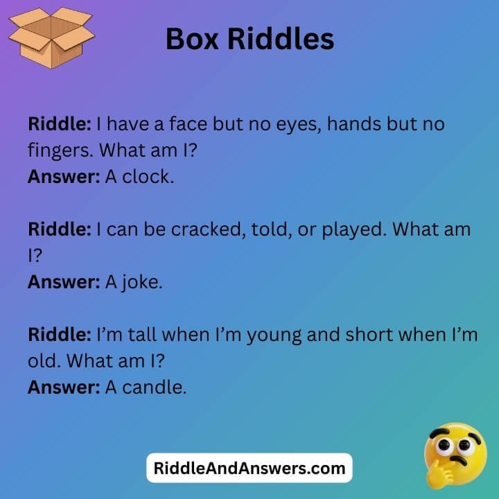 Outside The Box Riddles